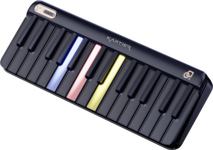 Kartier LED MIDI Keyboard With 1,000+ Famous Sounds/Presets Bundle, 29 Customizable LED Keys, USB & Bluetooth Connection, IOS & Android App (Limited Presale)