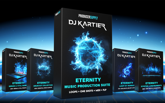 ETERNITY - Music Production Suite Bundle (5,000+ Files) | Premium Loops, Essential Drum Kits, FL Templates, MIDI Library, Serum & Vital Banks