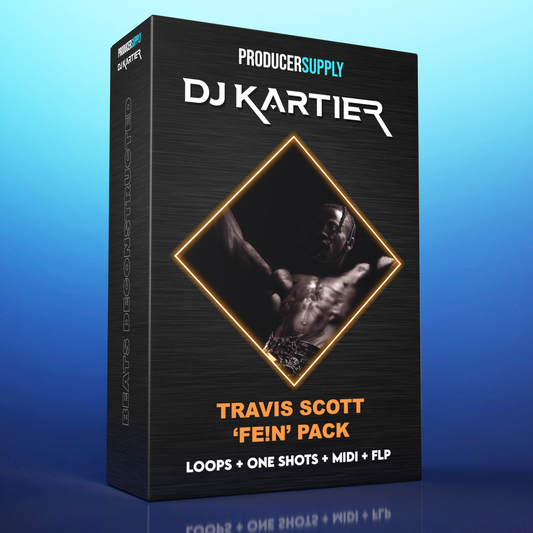 Travis Scott - 'FE!N' Beat Deconstructed Kit | Loops + One Shots + MIDI + FLP