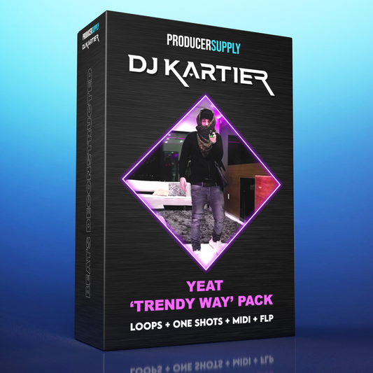 Yeat - 'Trendy Way' Beat Deconstructed Kit | Loops + One Shots + MIDI + FLP