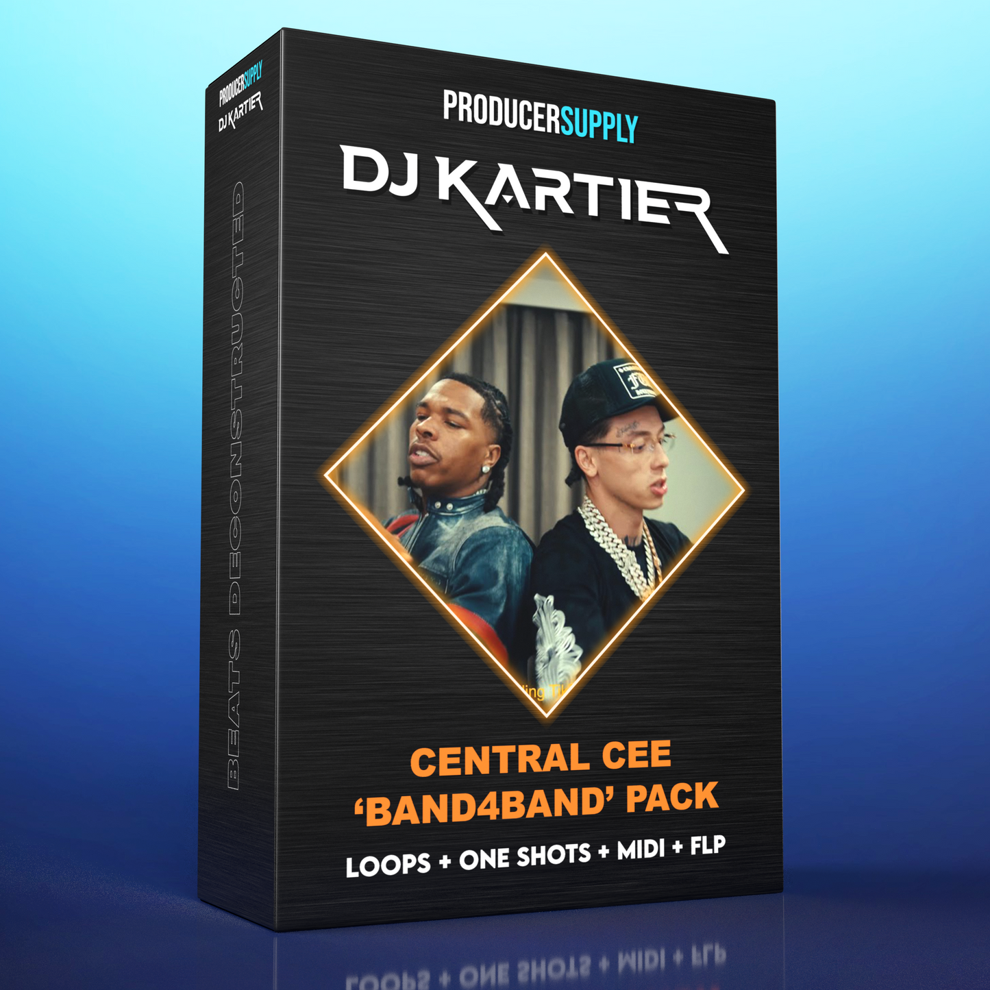 Central Cee & Lil Baby - 'BAND4BAND' Beat Deconstructed Kit | Loops + One Shots + MIDI + FLP