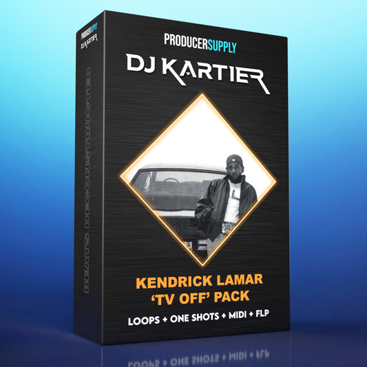 Kendrick Lamar - 'TV OFF' Beat Deconstructed Kit | Loops + One Shots + MIDI + FLP