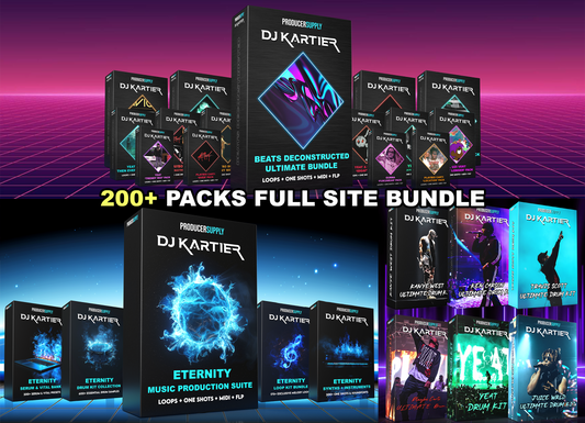 10+ GB Ultimate Full Site Bundle (Free Updates For Life) | Hit Records Deconstructed, ETERNITY Production Suite, Drum Kits, One Shot Packs, Serum Banks
